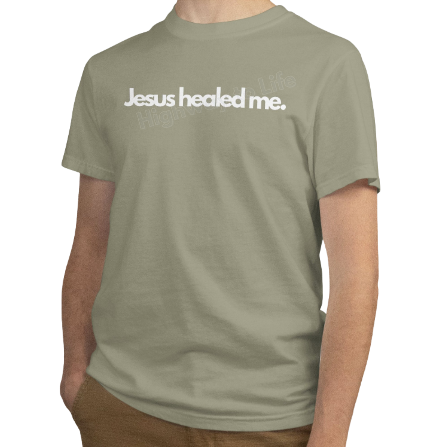 Jesus healed me. T-shirt