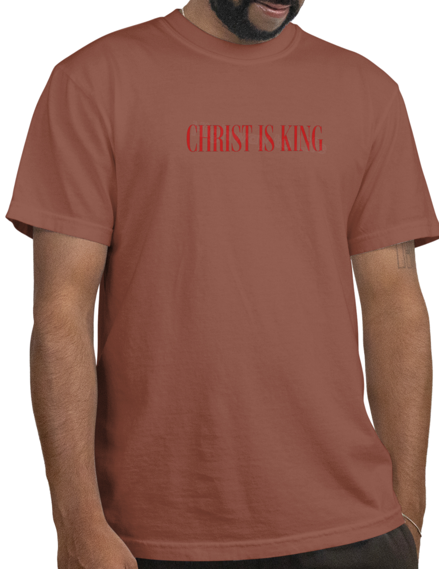 Christ is King (red letters), T-shirt