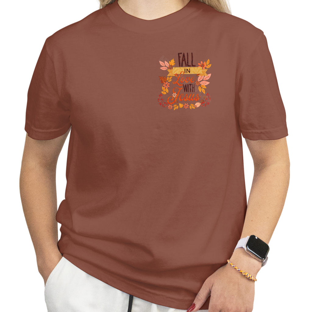 Fall in love with Jesus, T-shirt