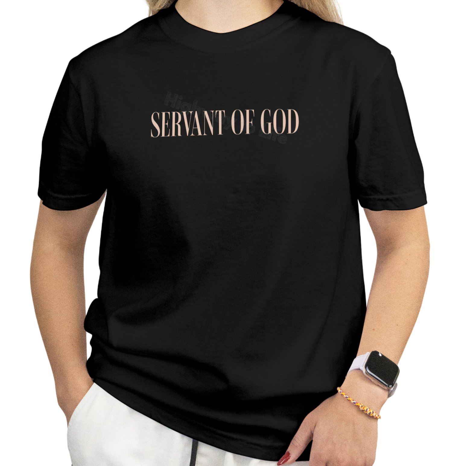 Servant of God (beige letters), T-shirt
