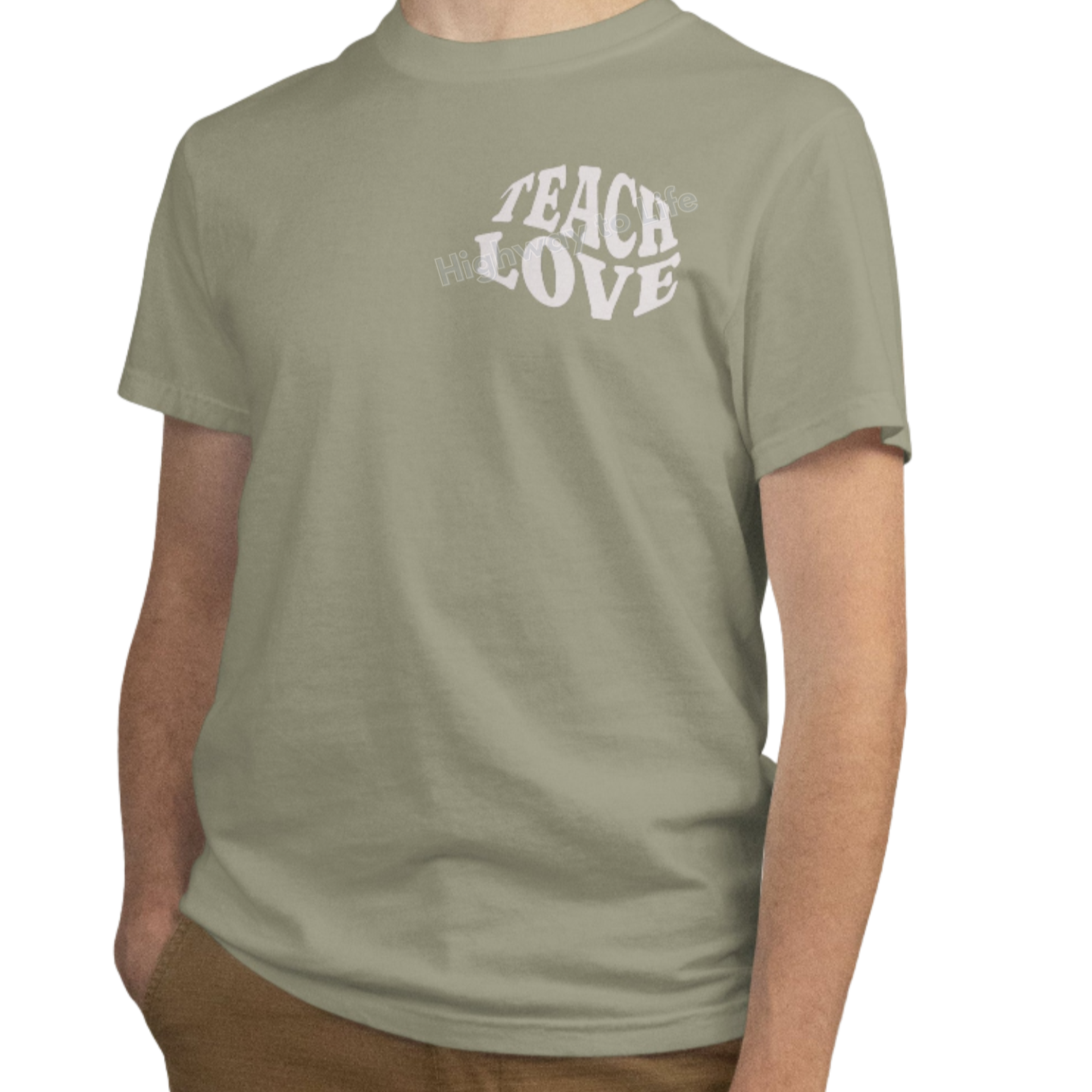 Teach love, T-shirt