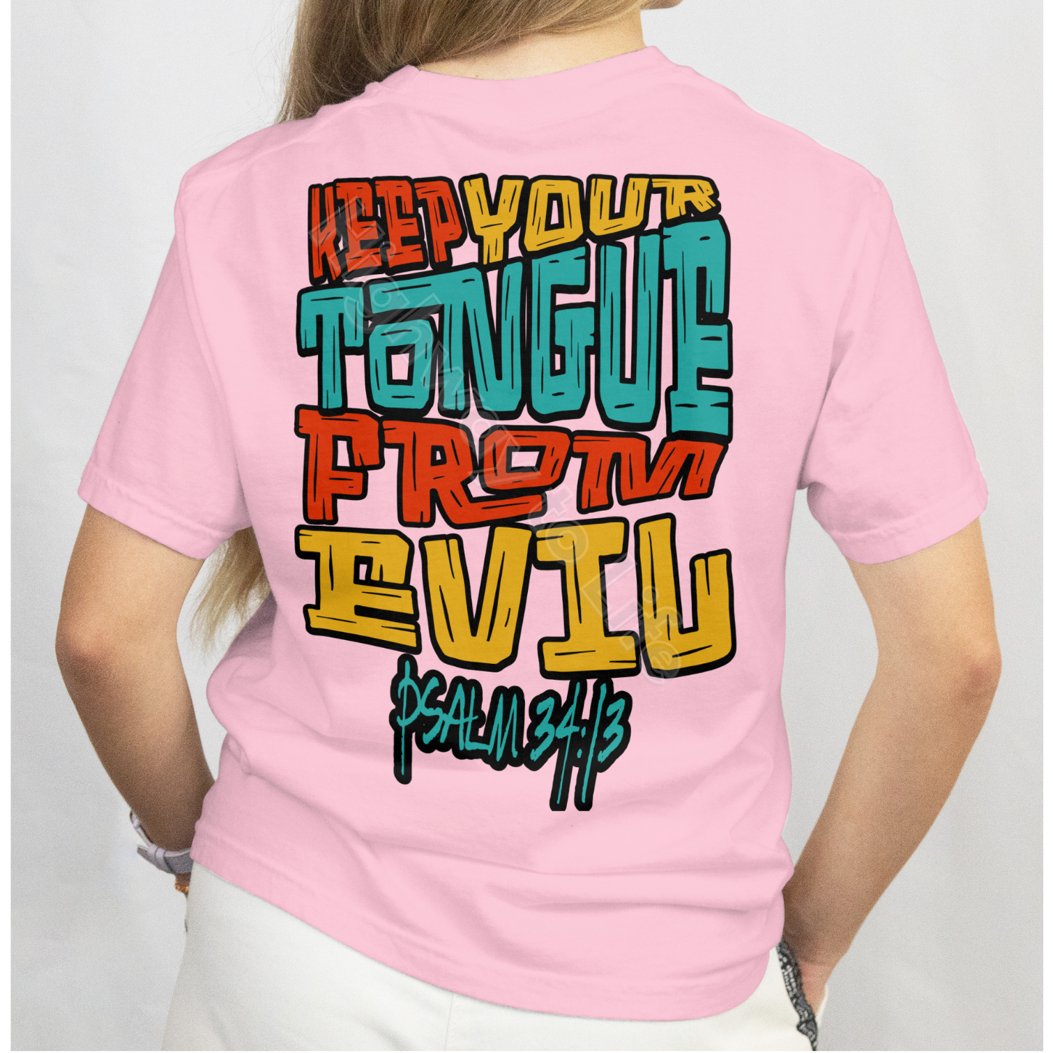 Keep your tongue from evil, T-shirt