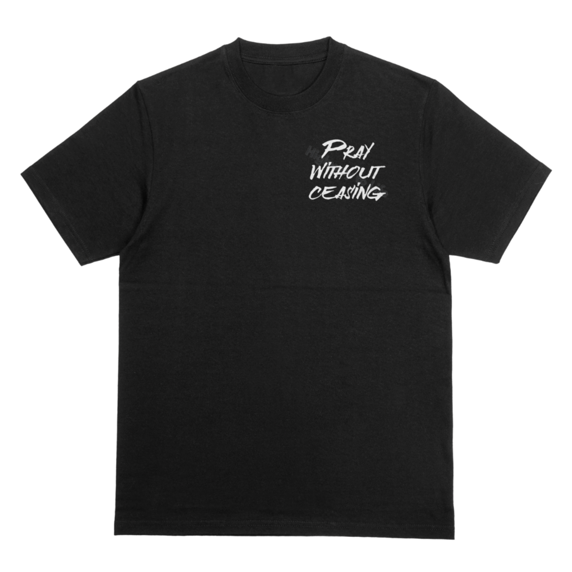 Pray until something happens (pink & purple letters), T-shirt