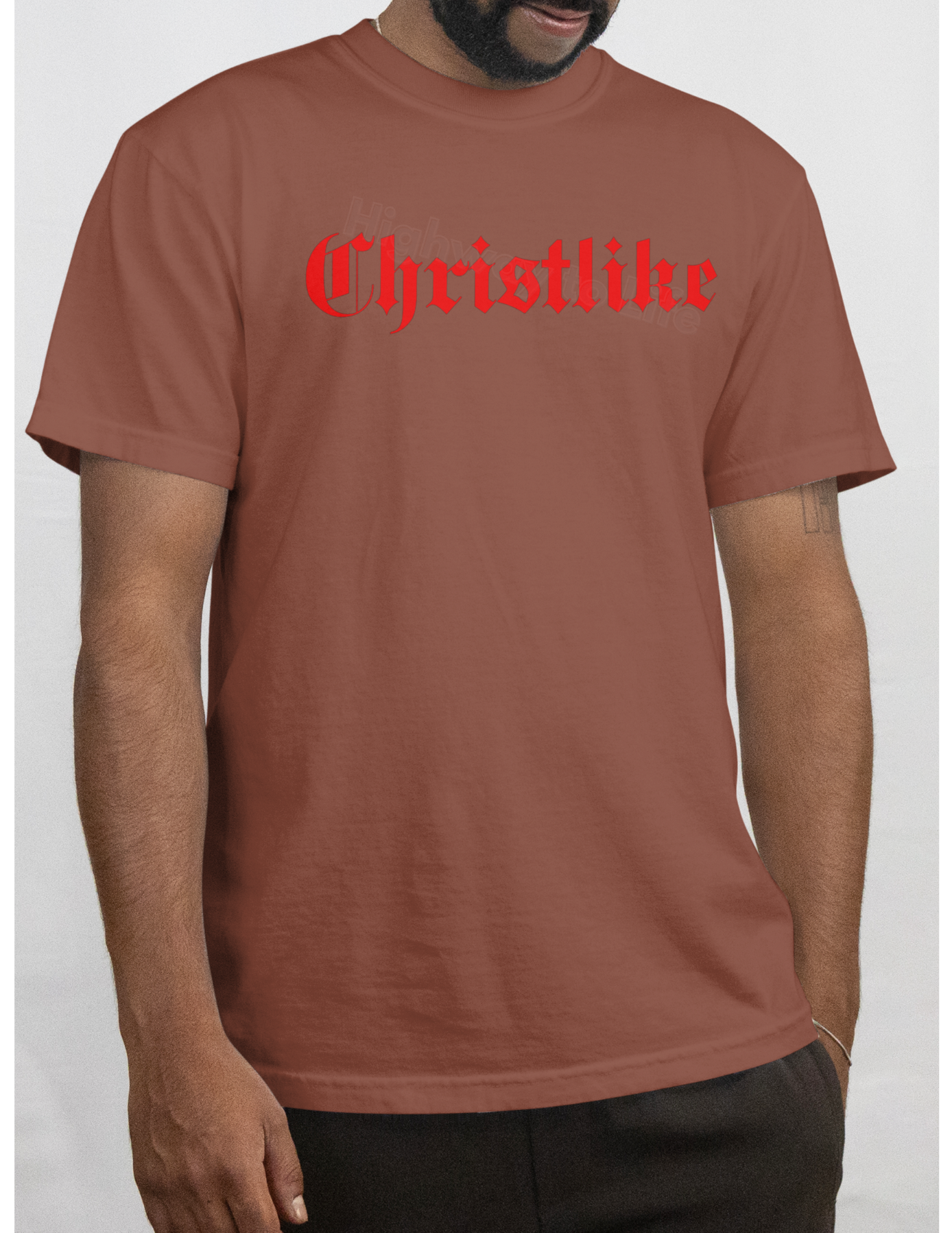 Christlike, T-shirt (red letters)