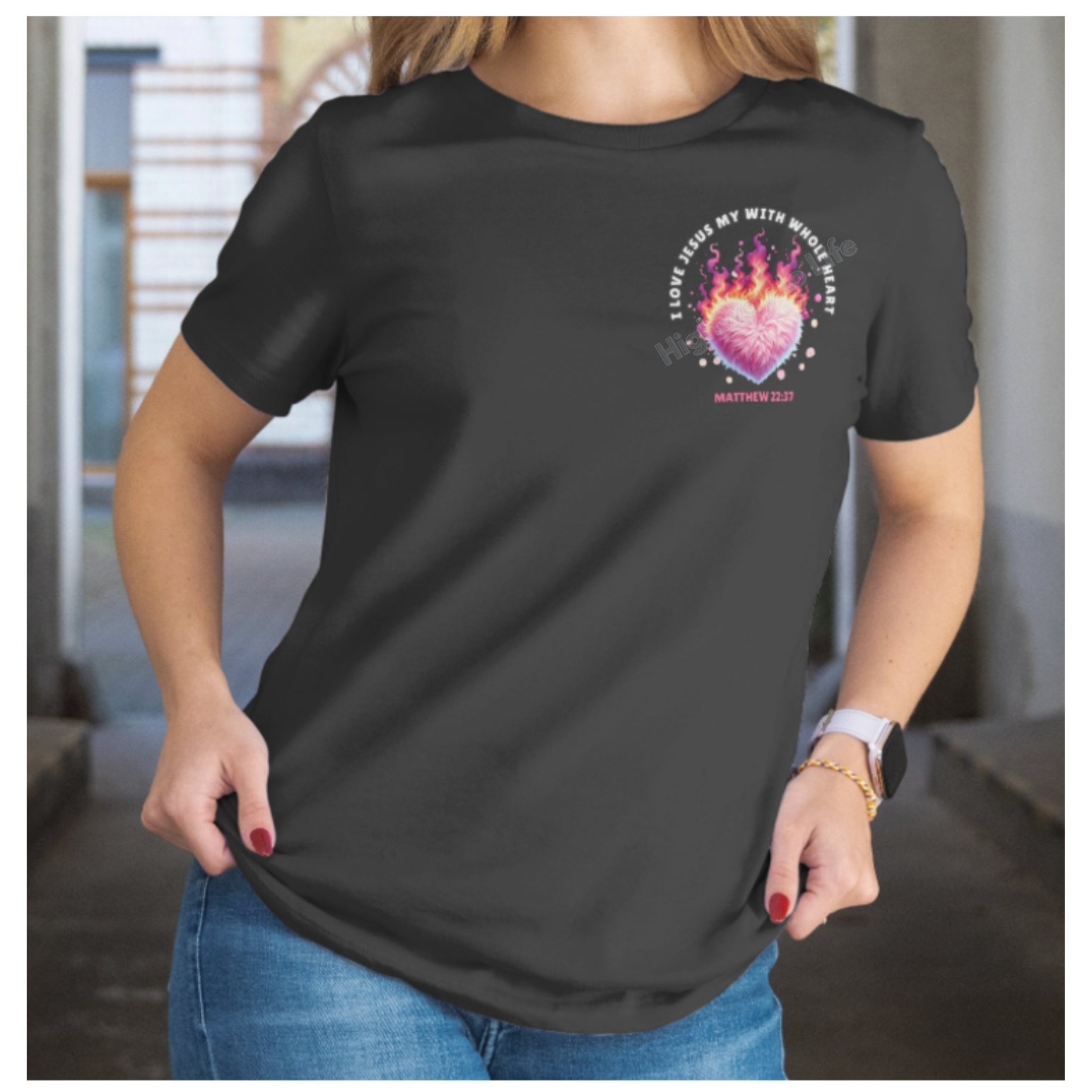 I love Jesus with my whole heart, T-shirt