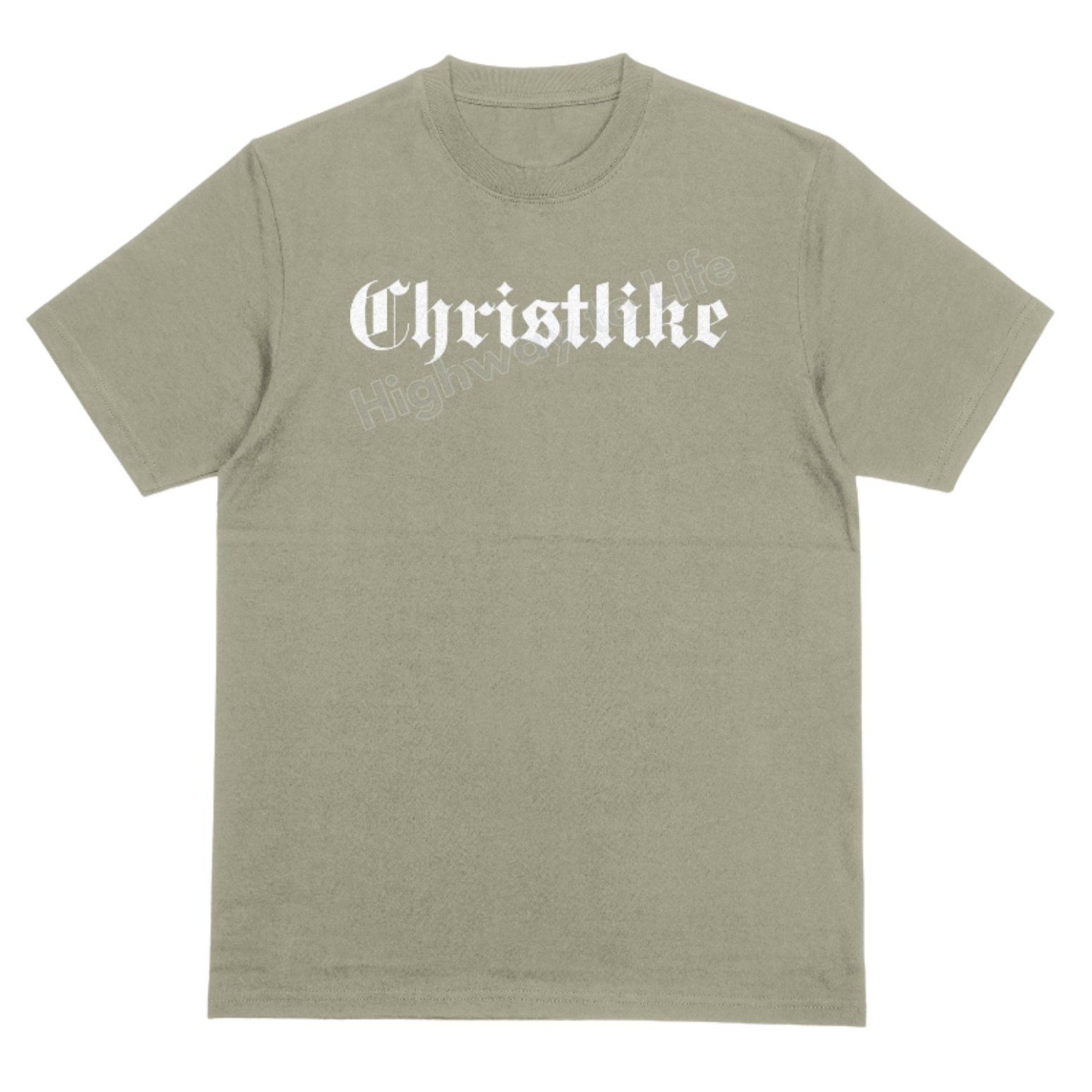 Christlike, T-shirt (white letters)