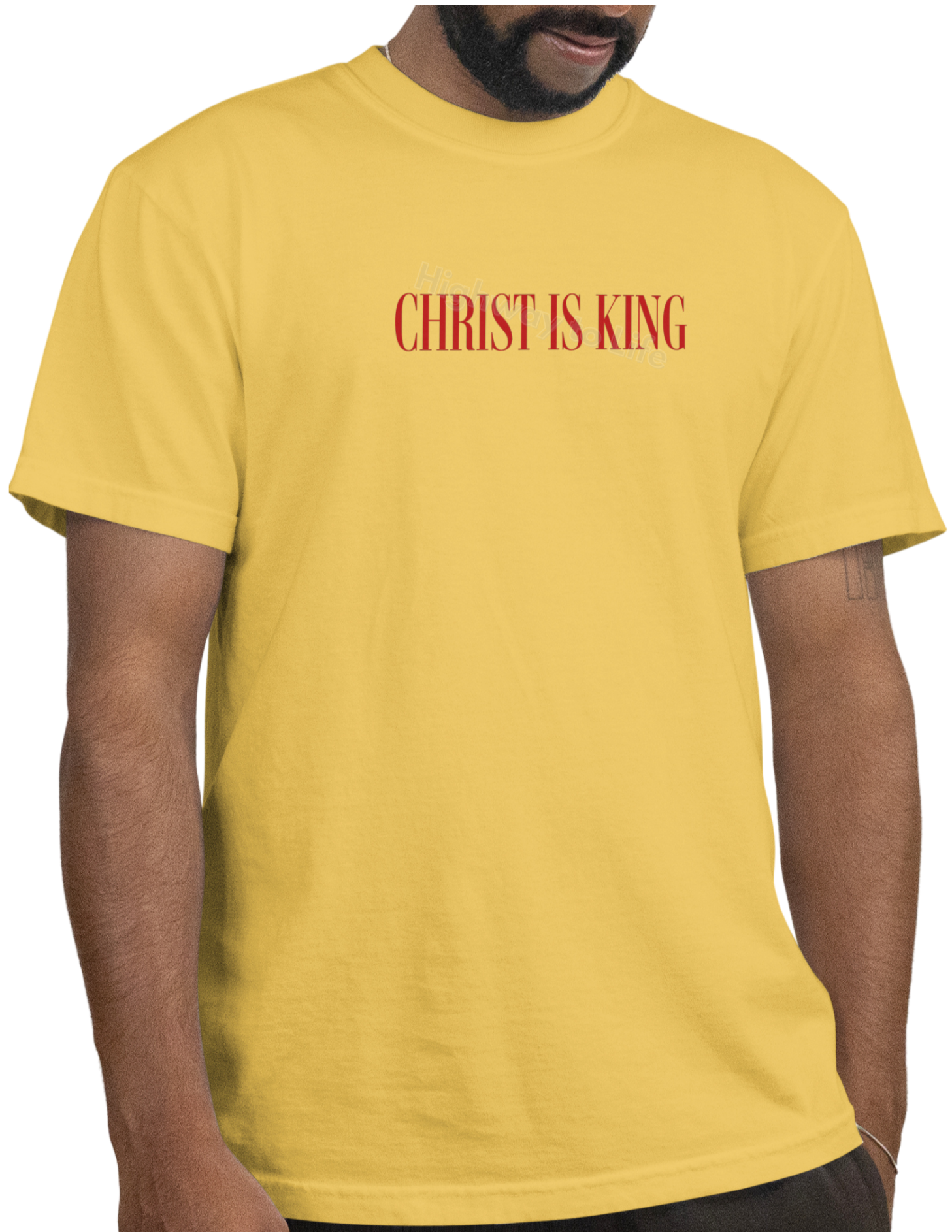 Christ is King (red letters), T-shirt