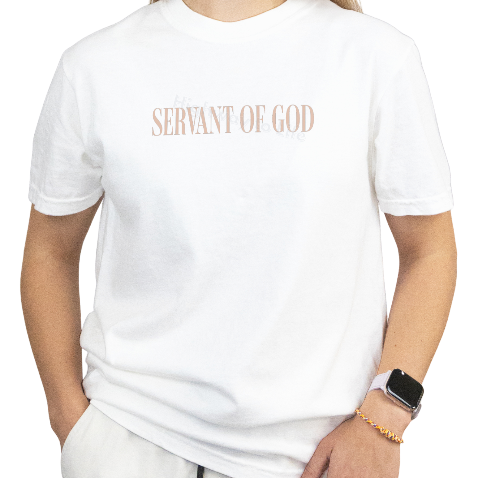 Servant of God (beige letters), T-shirt