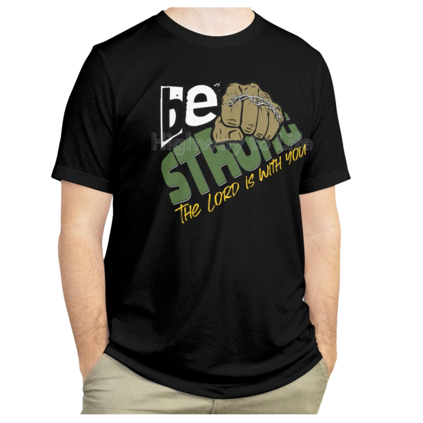Be strong (the Lord is with you), T-shirt