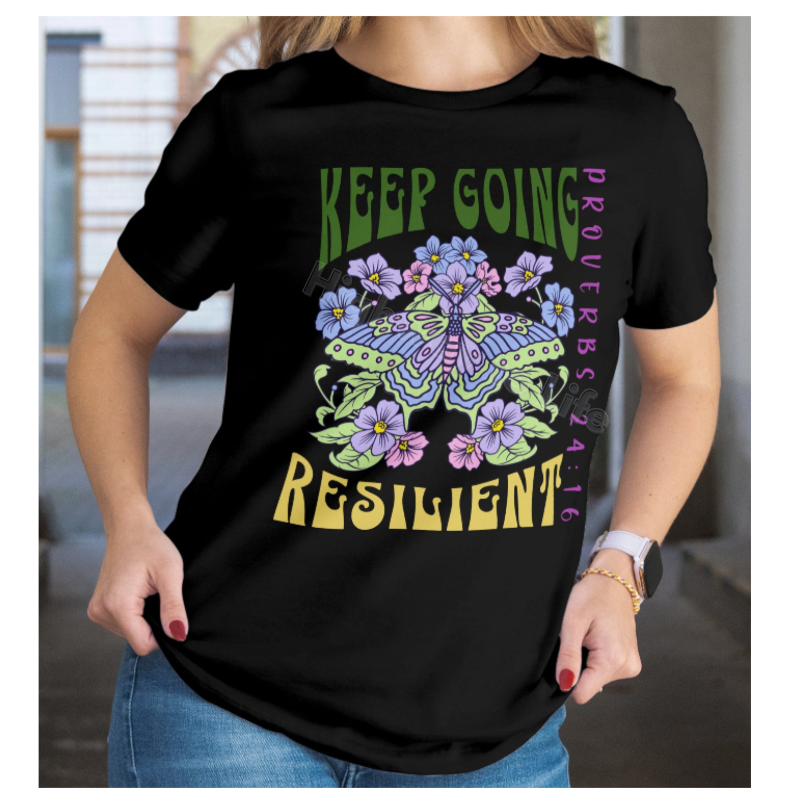 Keep going, Resilient, T-shirt