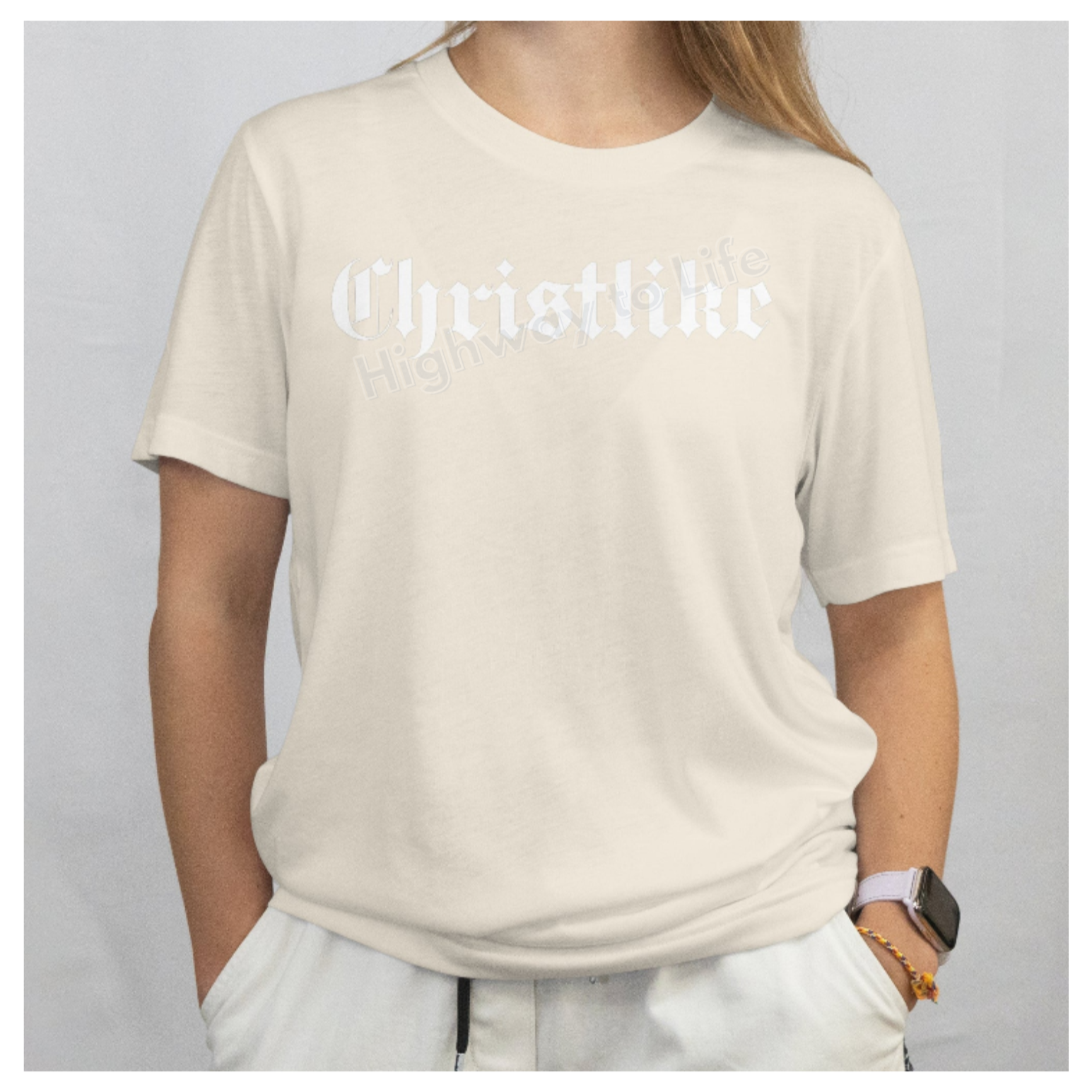 Christlike, T-shirt (white letters)