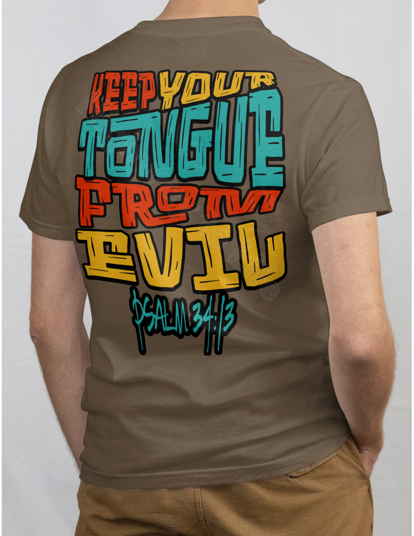 Keep your tongue from evil, T-shirt