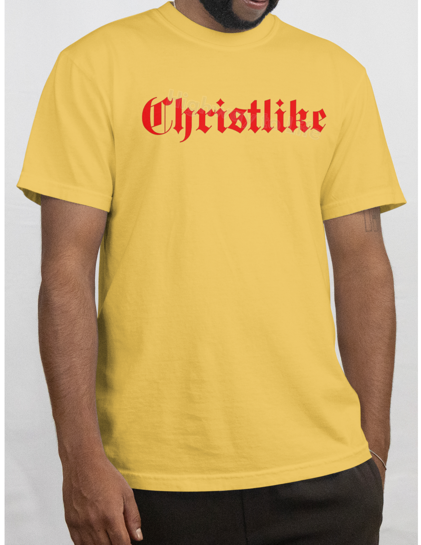 Christlike, T-shirt (red letters)