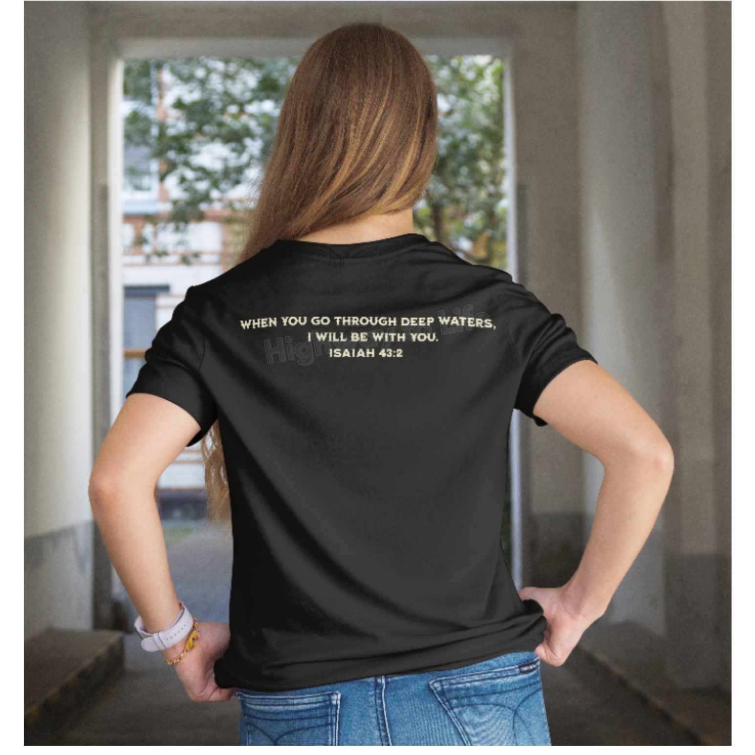 Jesus anchors me in the storm, T-shirt