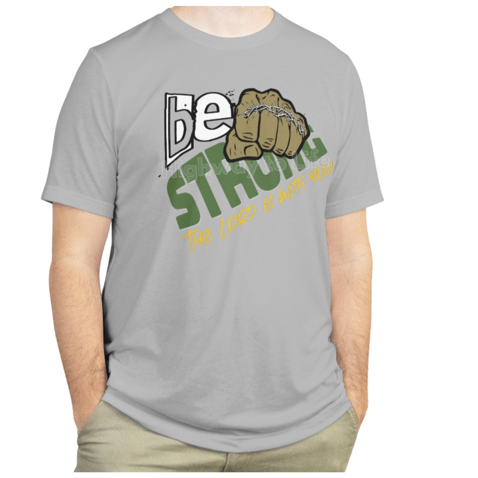 Be strong (the Lord is with you), T-shirt