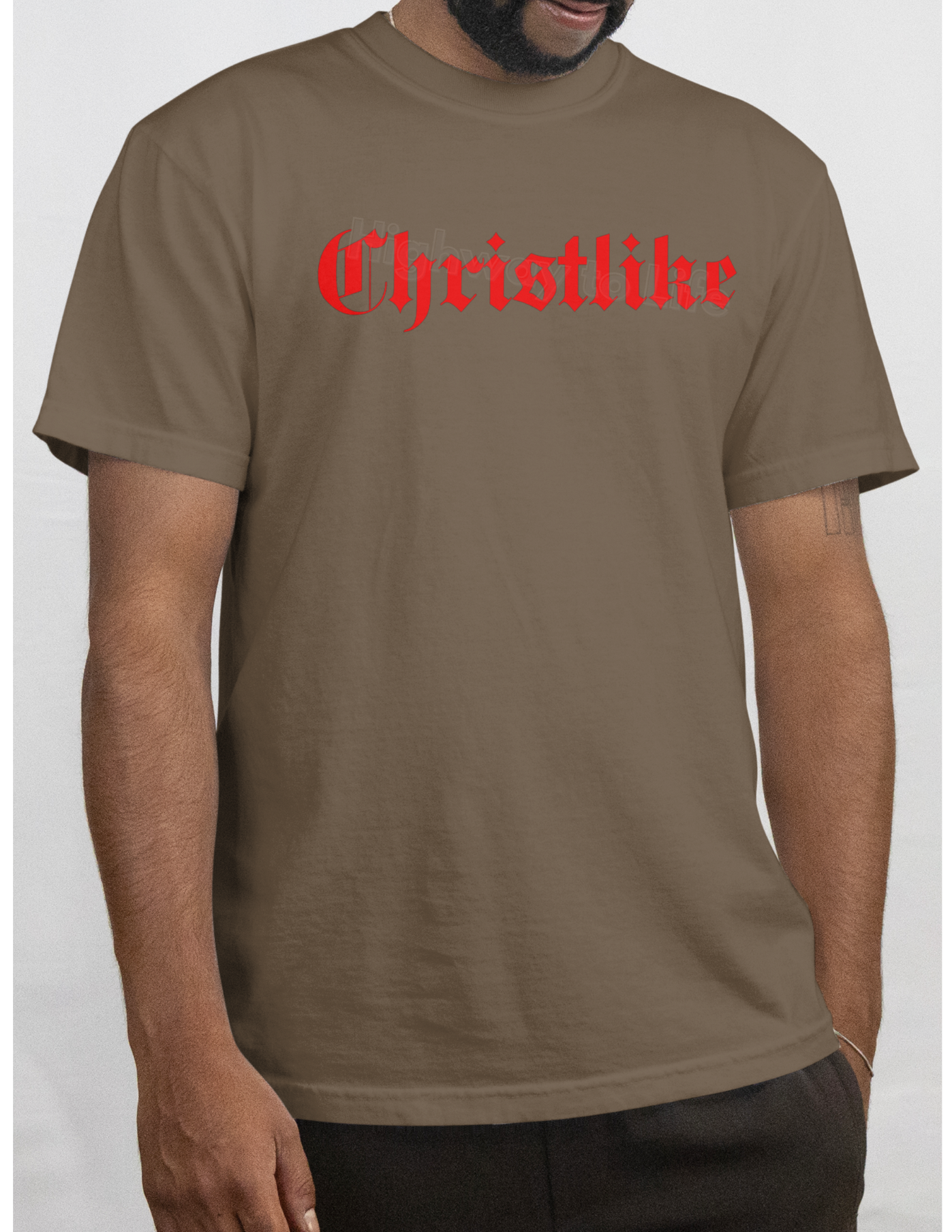 Christlike, T-shirt (red letters)