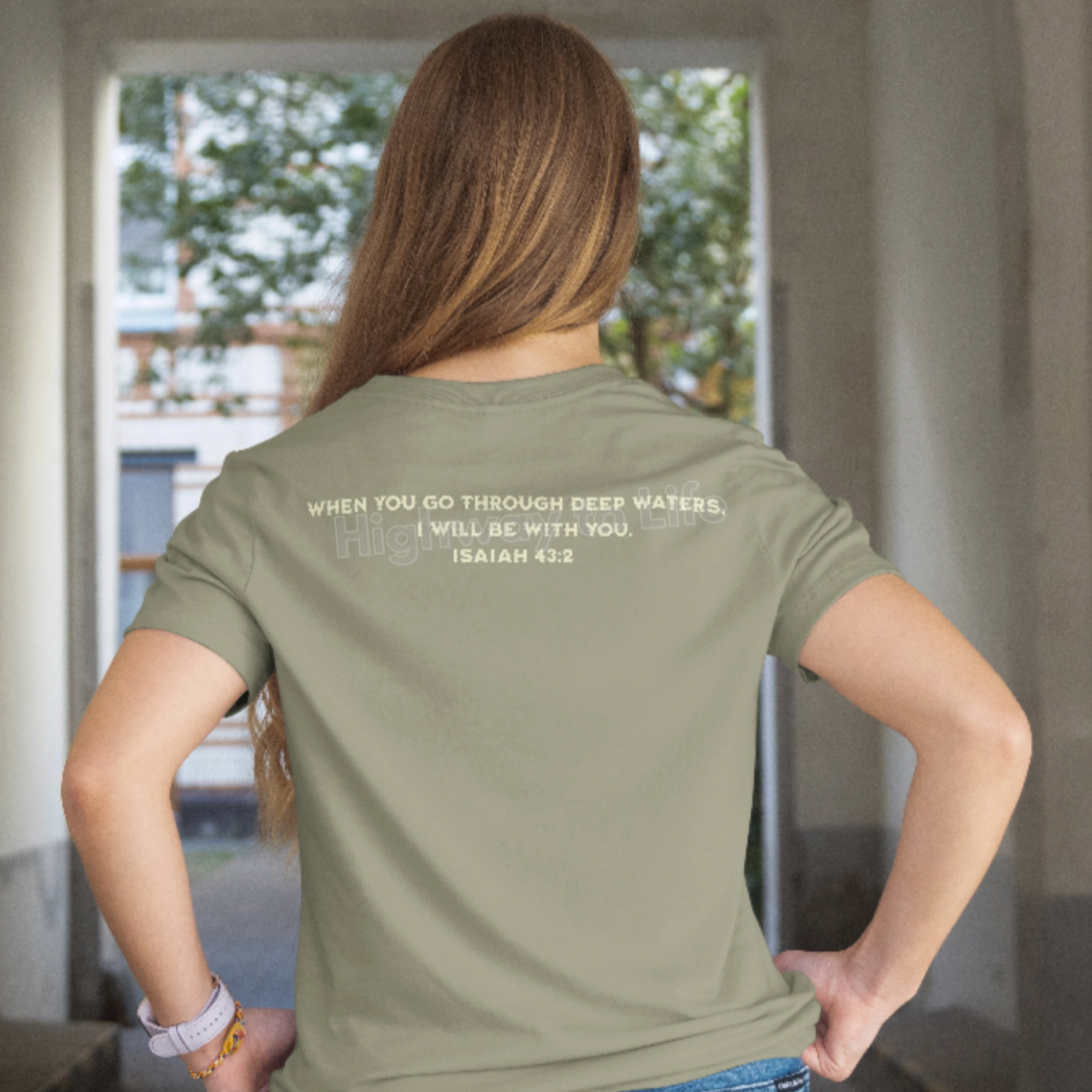 Jesus anchors you in the storm, T-shirt