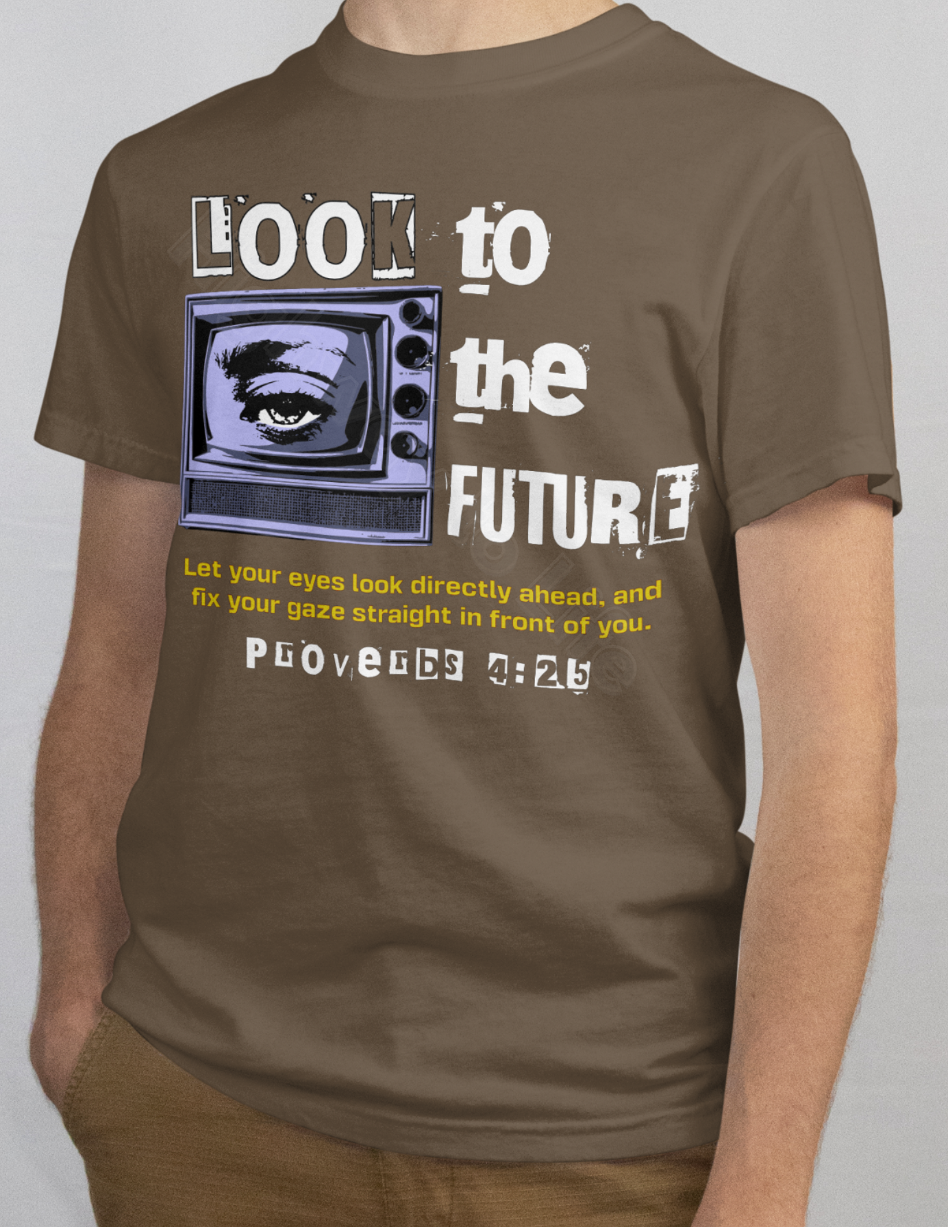 Look to the future, T-shirt