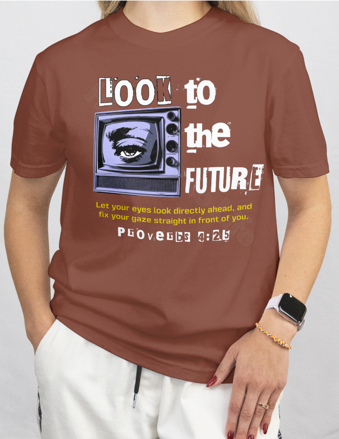 Look to the future, T-shirt
