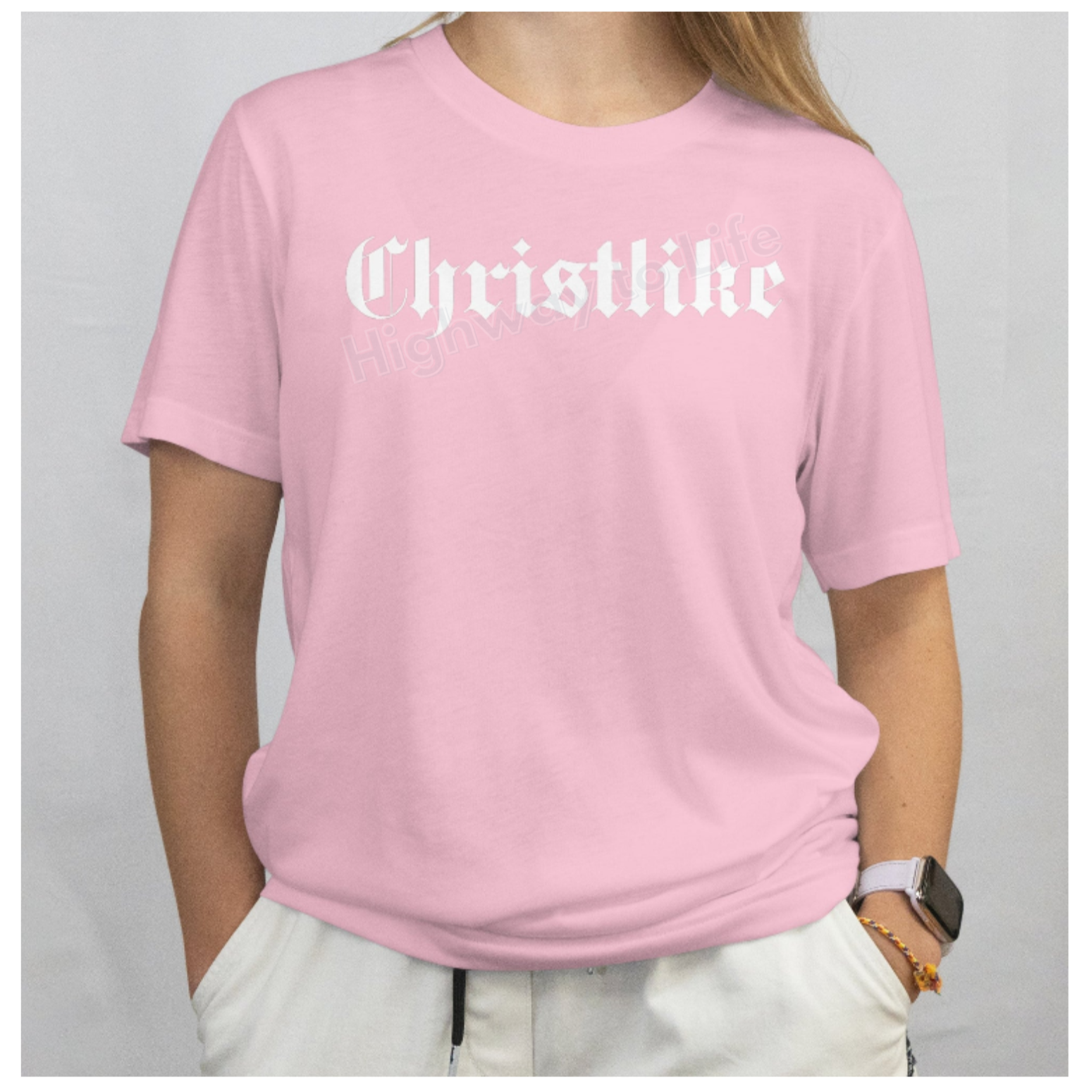Christlike, T-shirt (white letters)