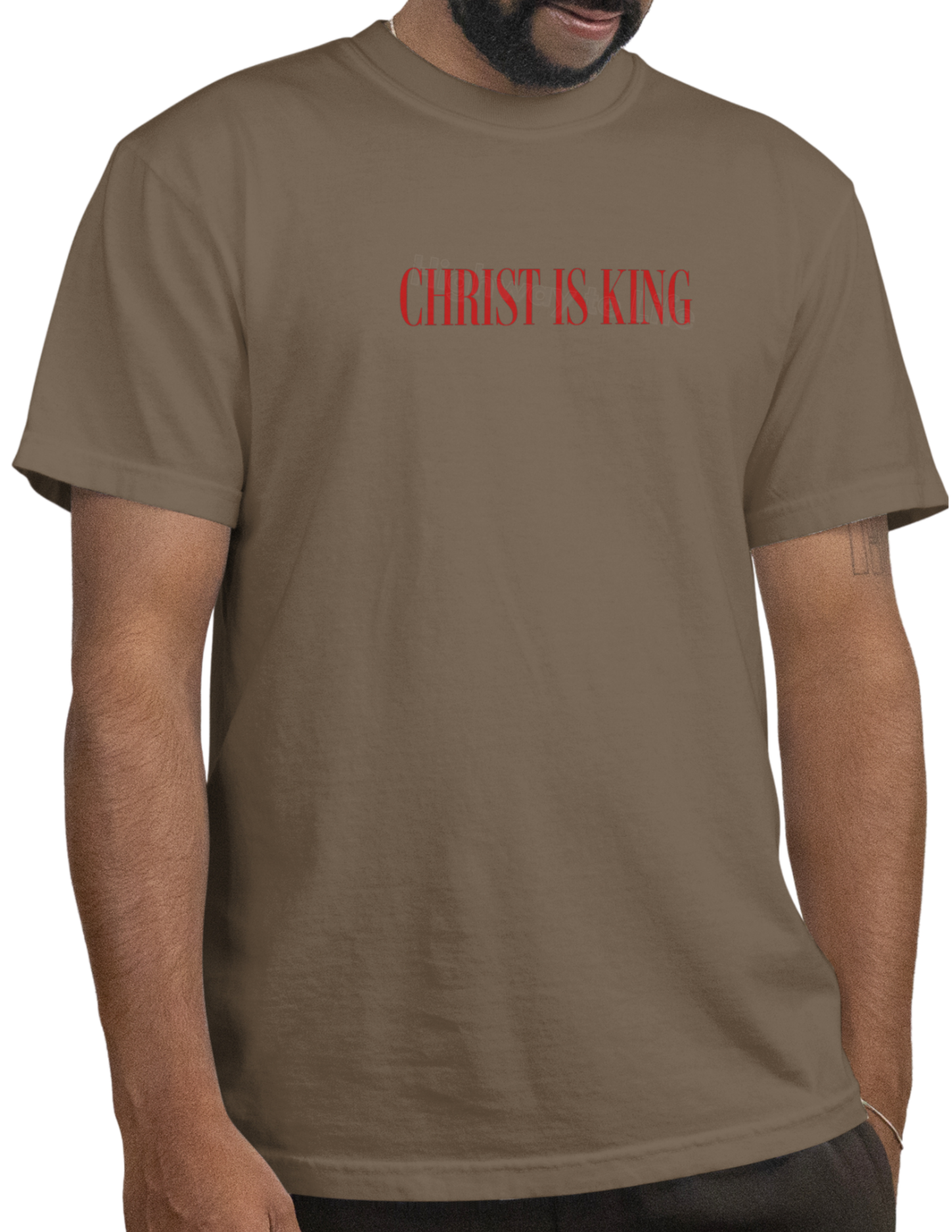 Christ is King (red letters), T-shirt