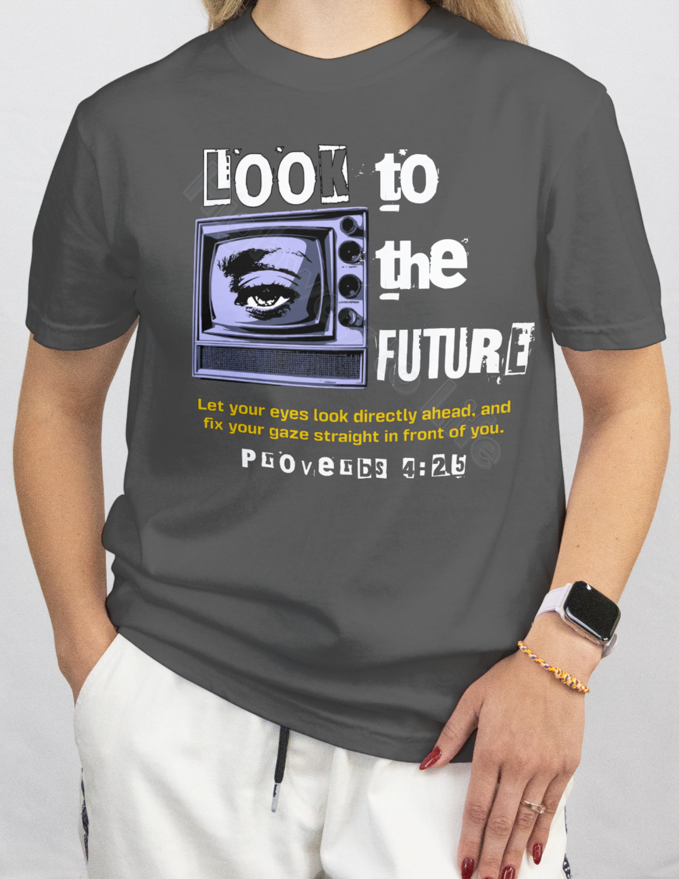 Look to the future, T-shirt