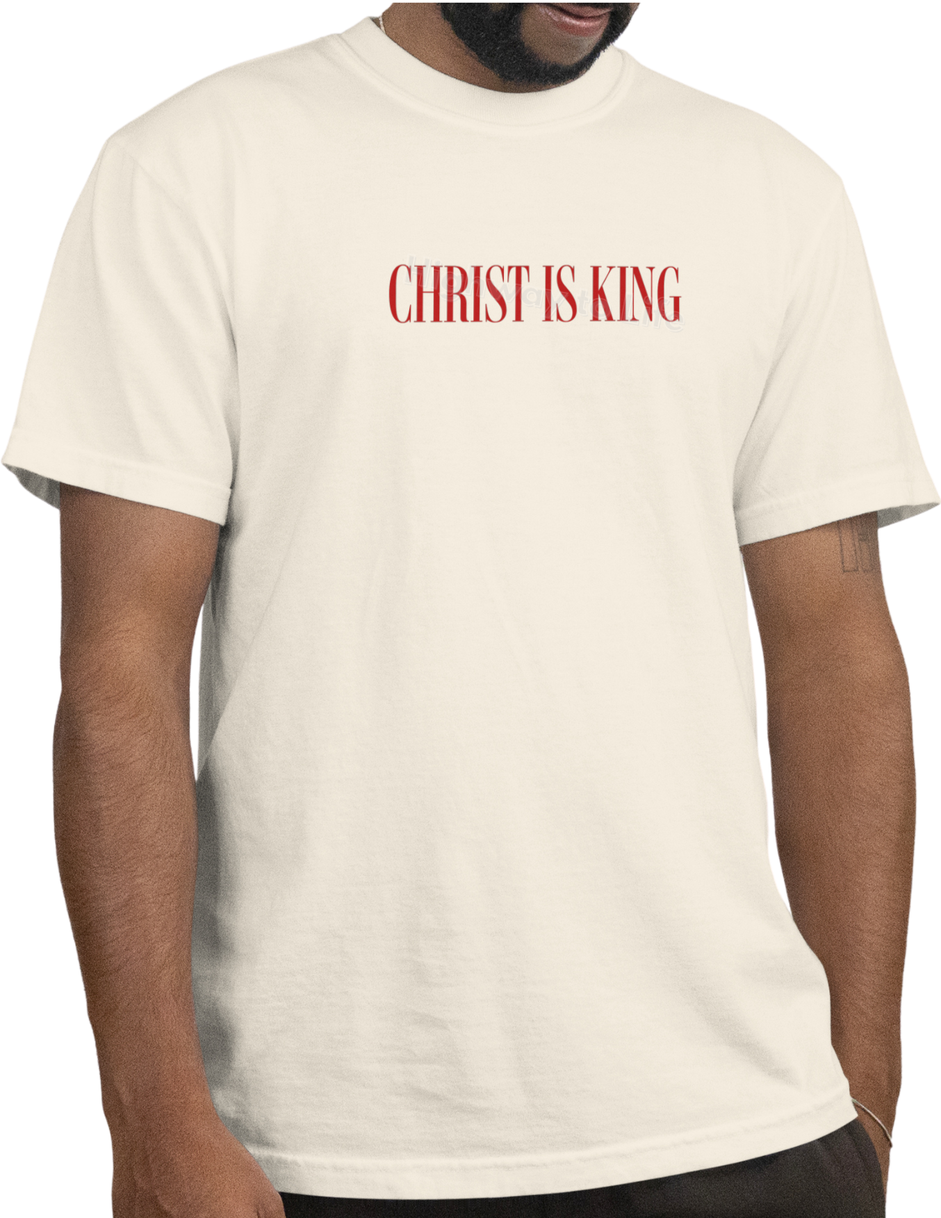 Christ is King (red letters), T-shirt