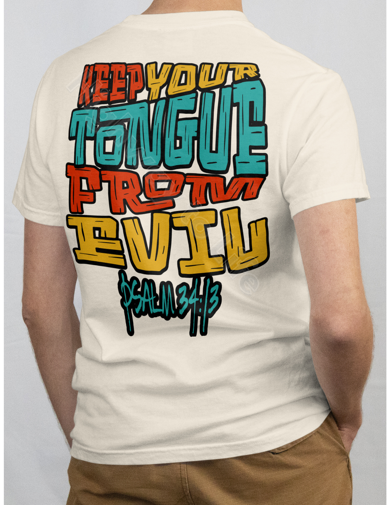 Keep your tongue from evil, T-shirt