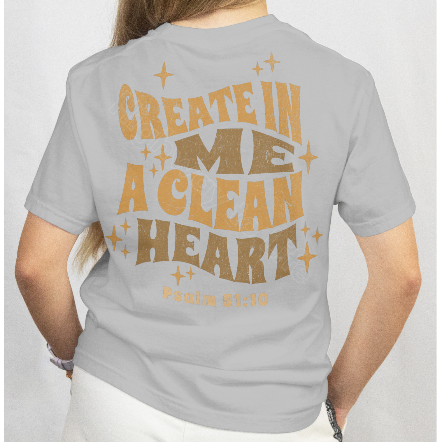 Create in me a clean heart, T-shirt