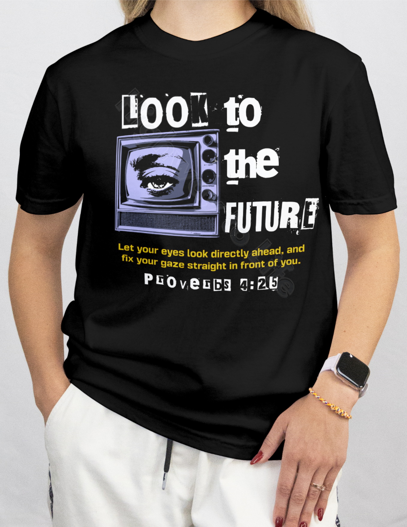 Look to the future, T-shirt