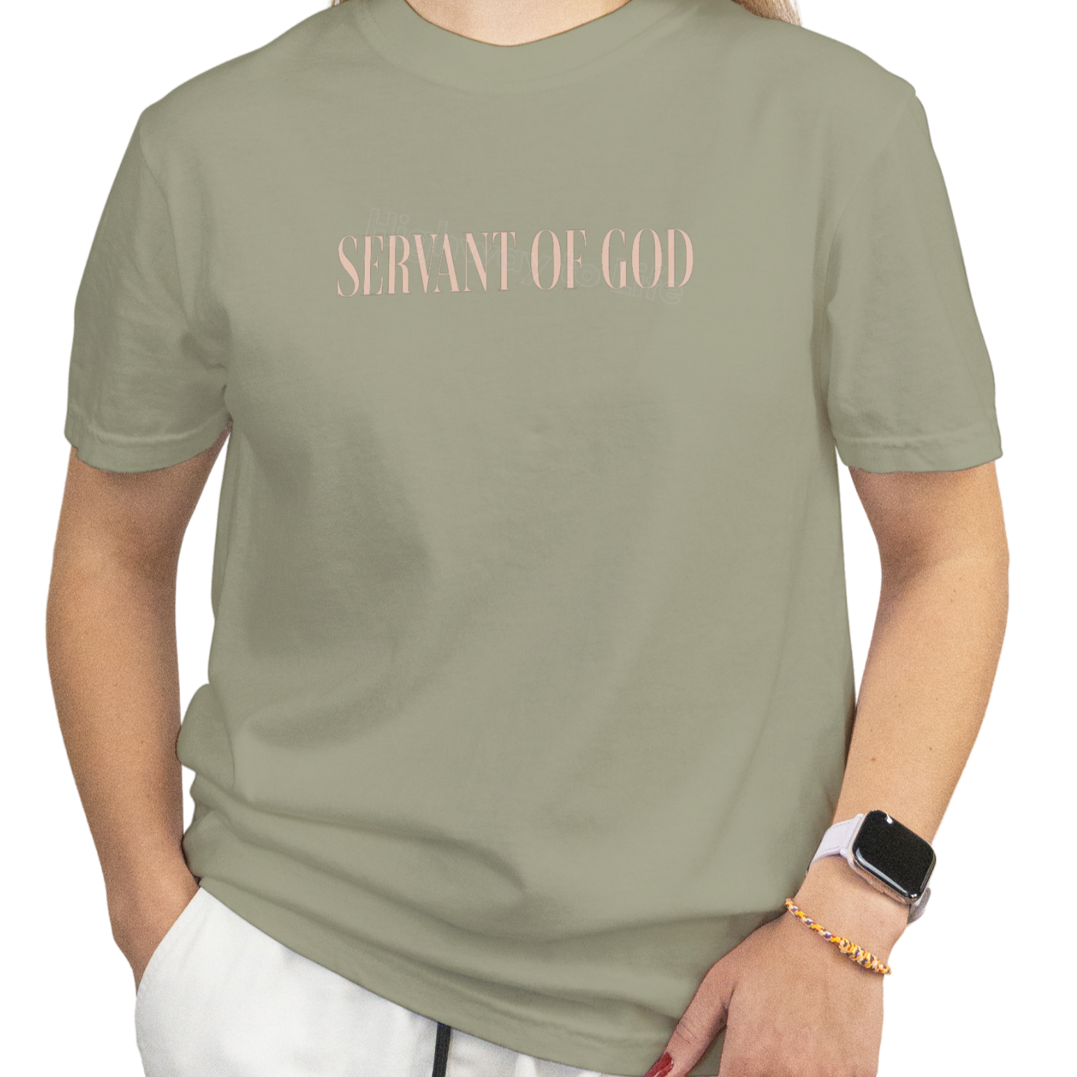 Servant of God (beige letters), T-shirt