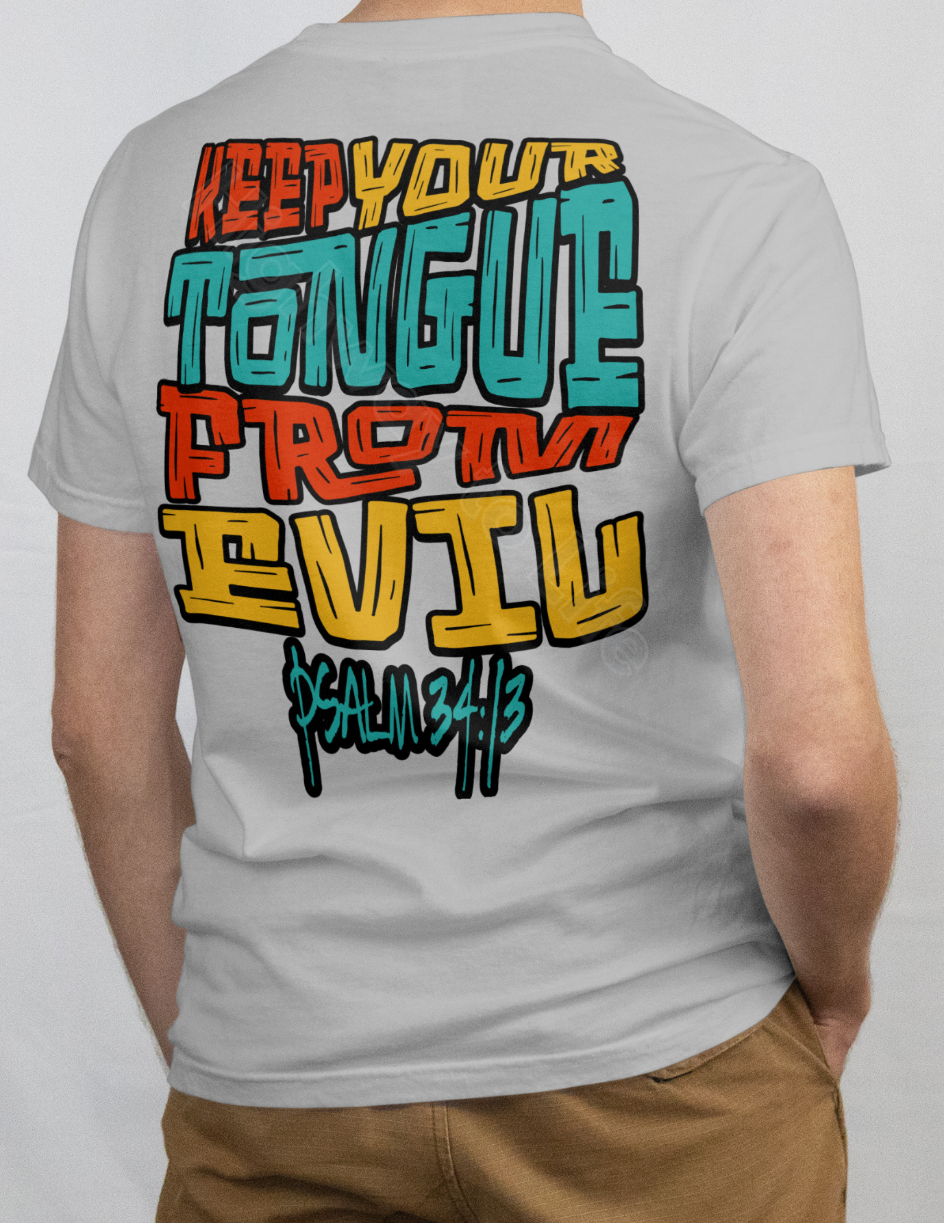 Keep your tongue from evil, T-shirt
