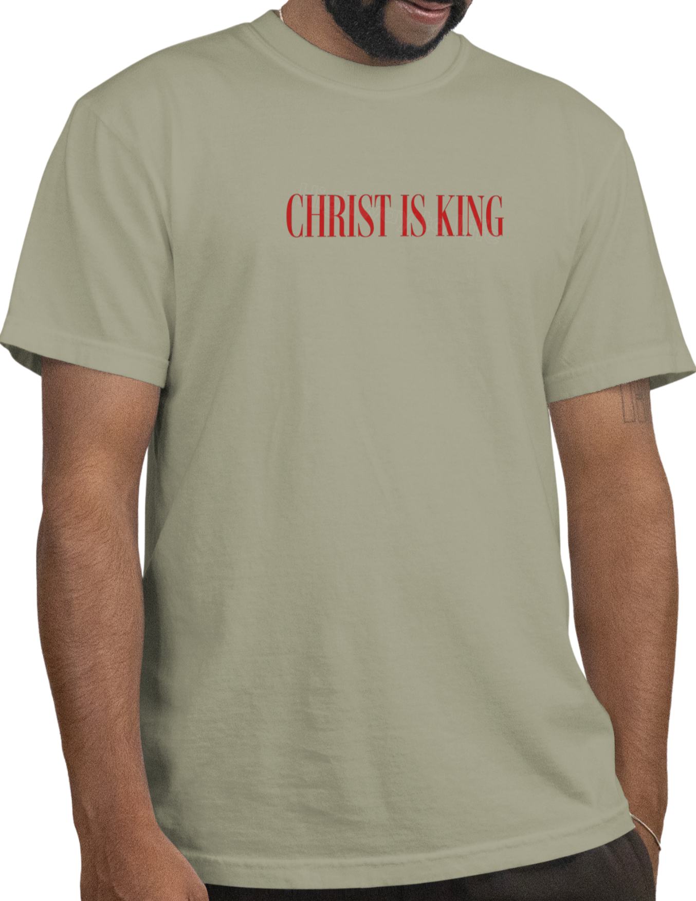 Christ is King (red letters), T-shirt