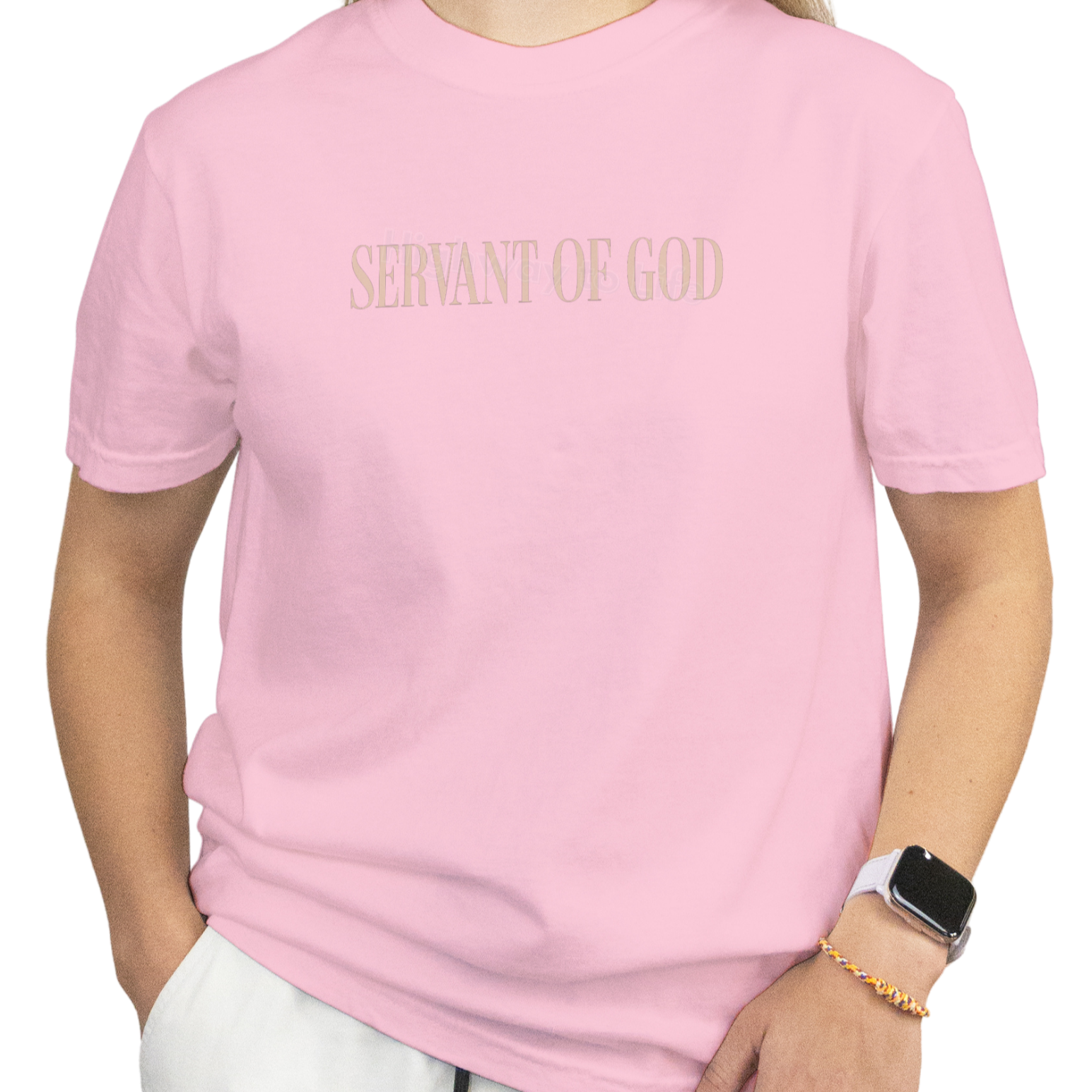 Servant of God (beige letters), T-shirt