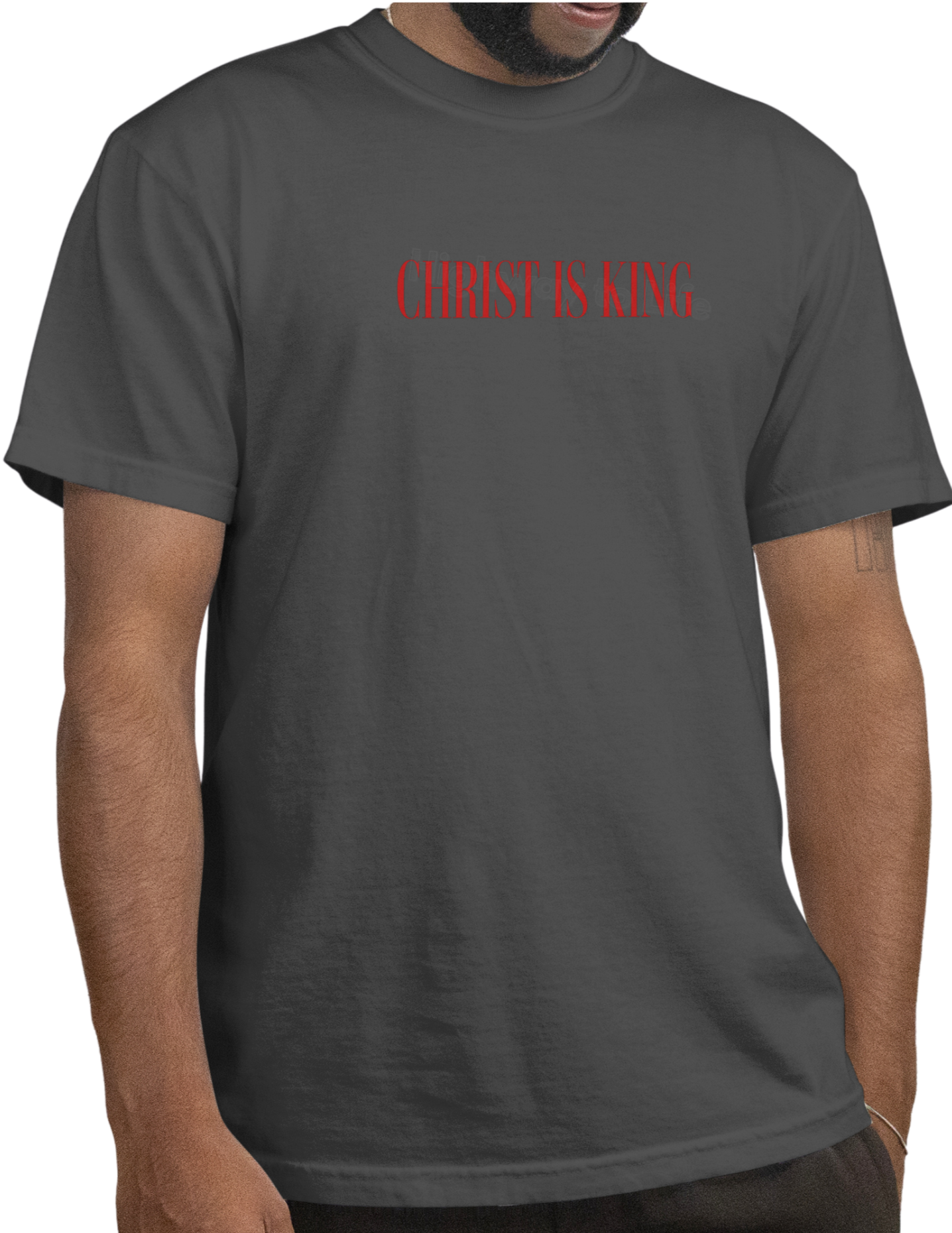 Christ is King (red letters), T-shirt