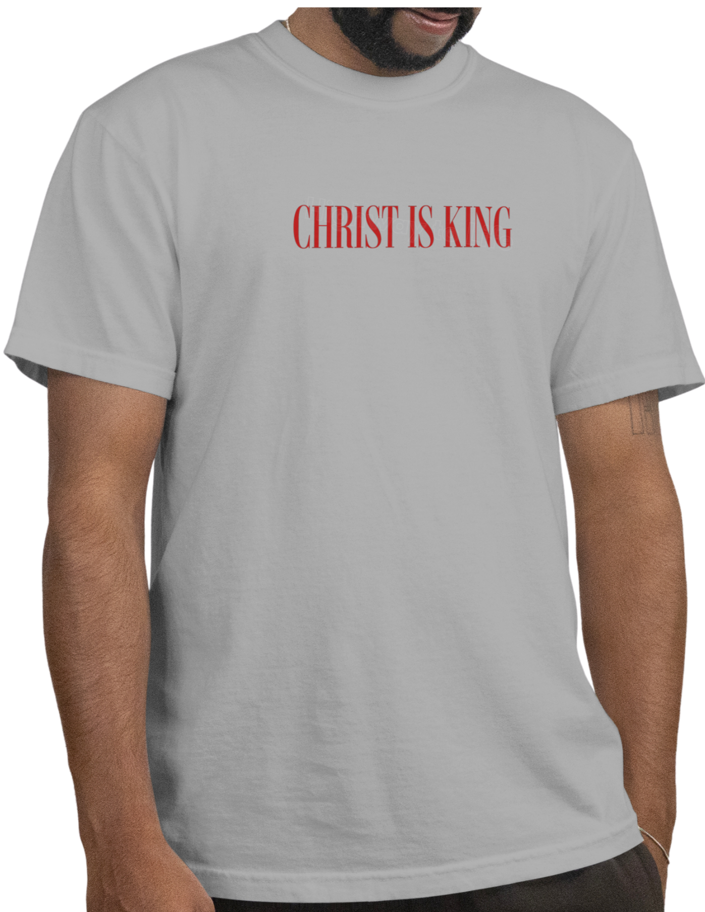 Christ is King (red letters), T-shirt