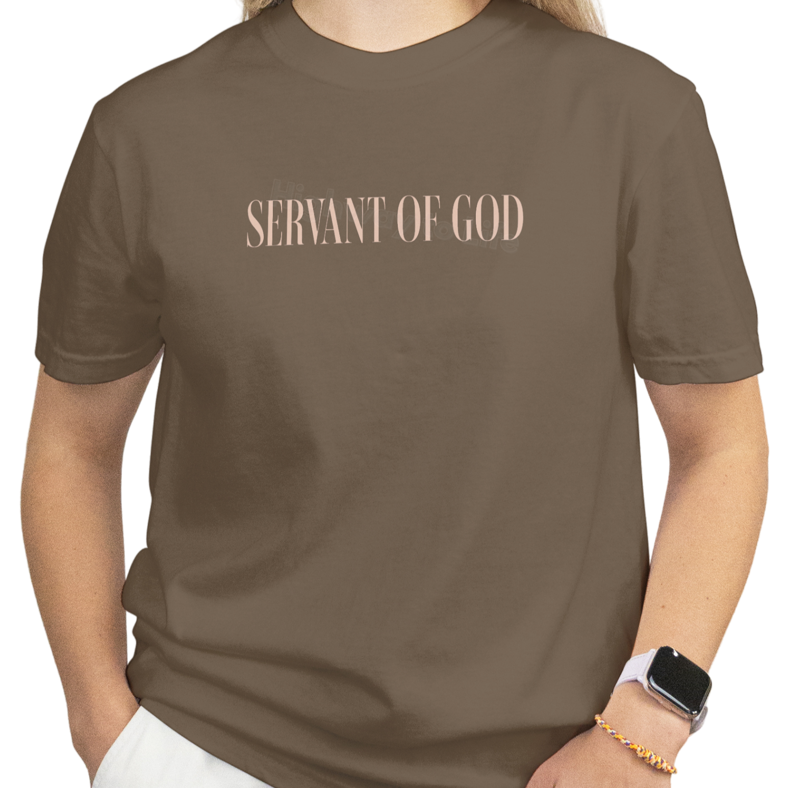 Servant of God (beige letters), T-shirt