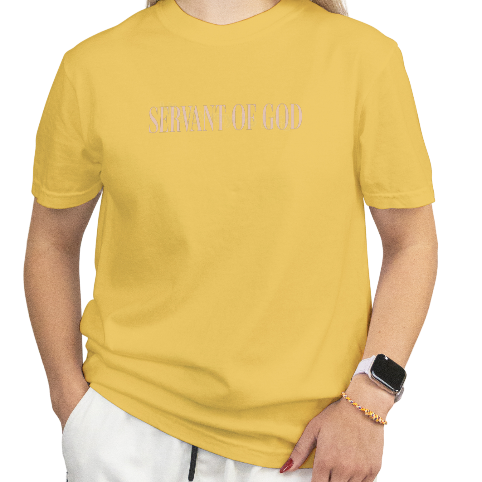 Servant of God (beige letters), T-shirt
